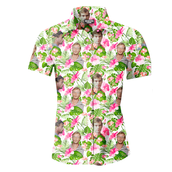 Jeffrey Dahmer Floral Button Up Shirt