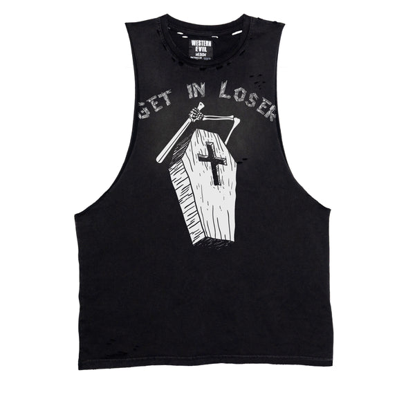 Get In Loser Distressed Unisex Shirt