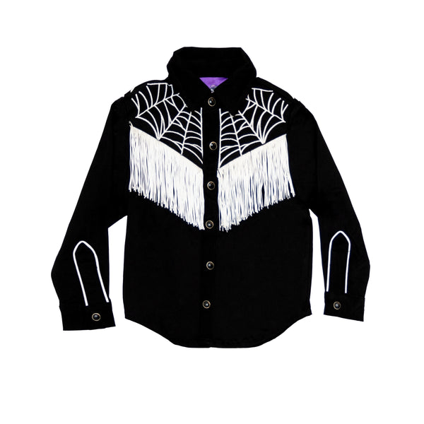 Hauntlings x Western Evil Spider Web Shirt
