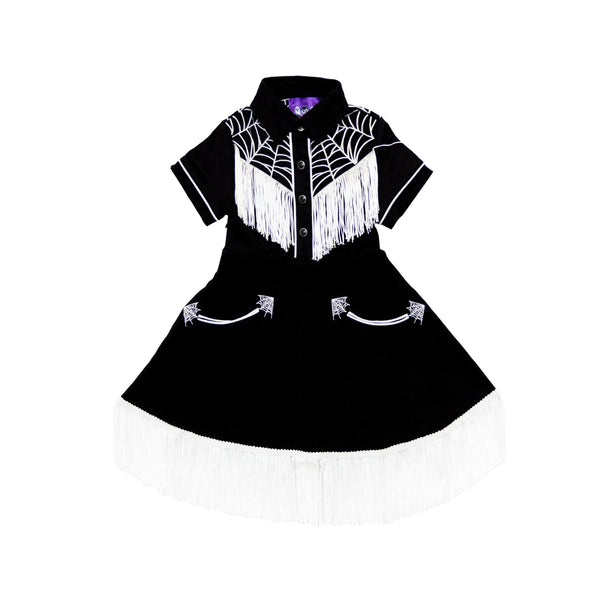 Hauntlings x Western Evil Spider Web Toddler Dress
