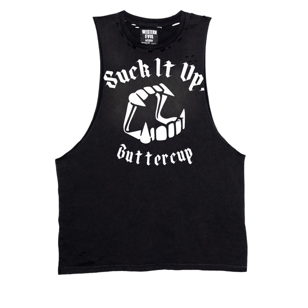 Suck It Up Distressed Unisex Shirt