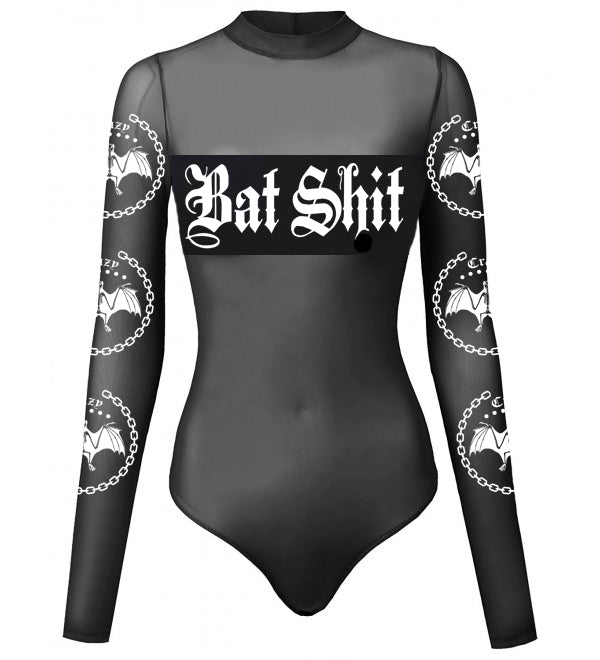 Bat Shit Mesh Body Suit