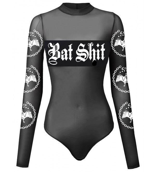 Bat Shit Mesh Body Suit
