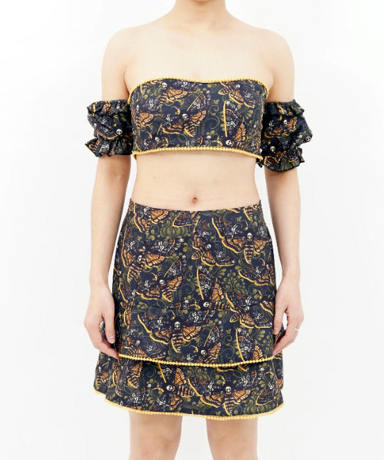 Death Head Moth Two Piece Dress