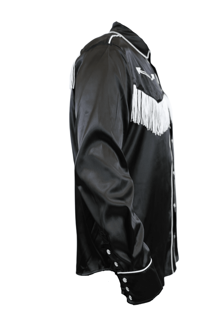 The Y'allternative Collection Western Evil Classic Black Satin Western