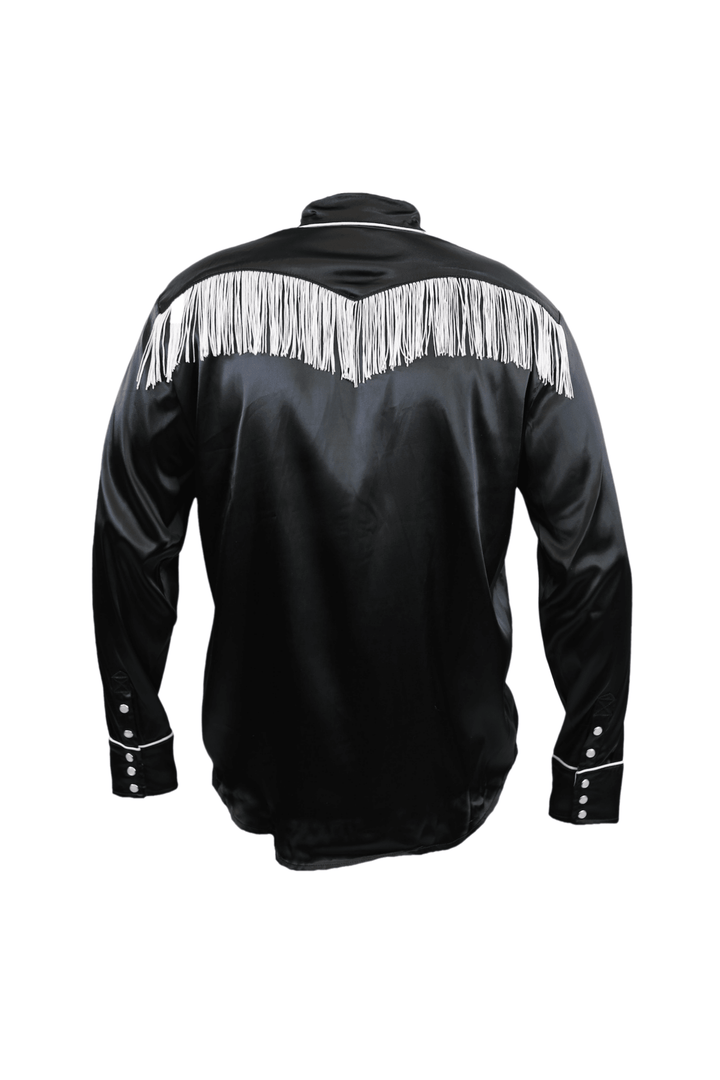 The Y'allternative Collection Western Evil Classic Black Satin Western