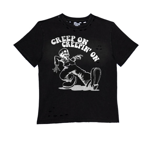 Creep On Distressed T-shirt