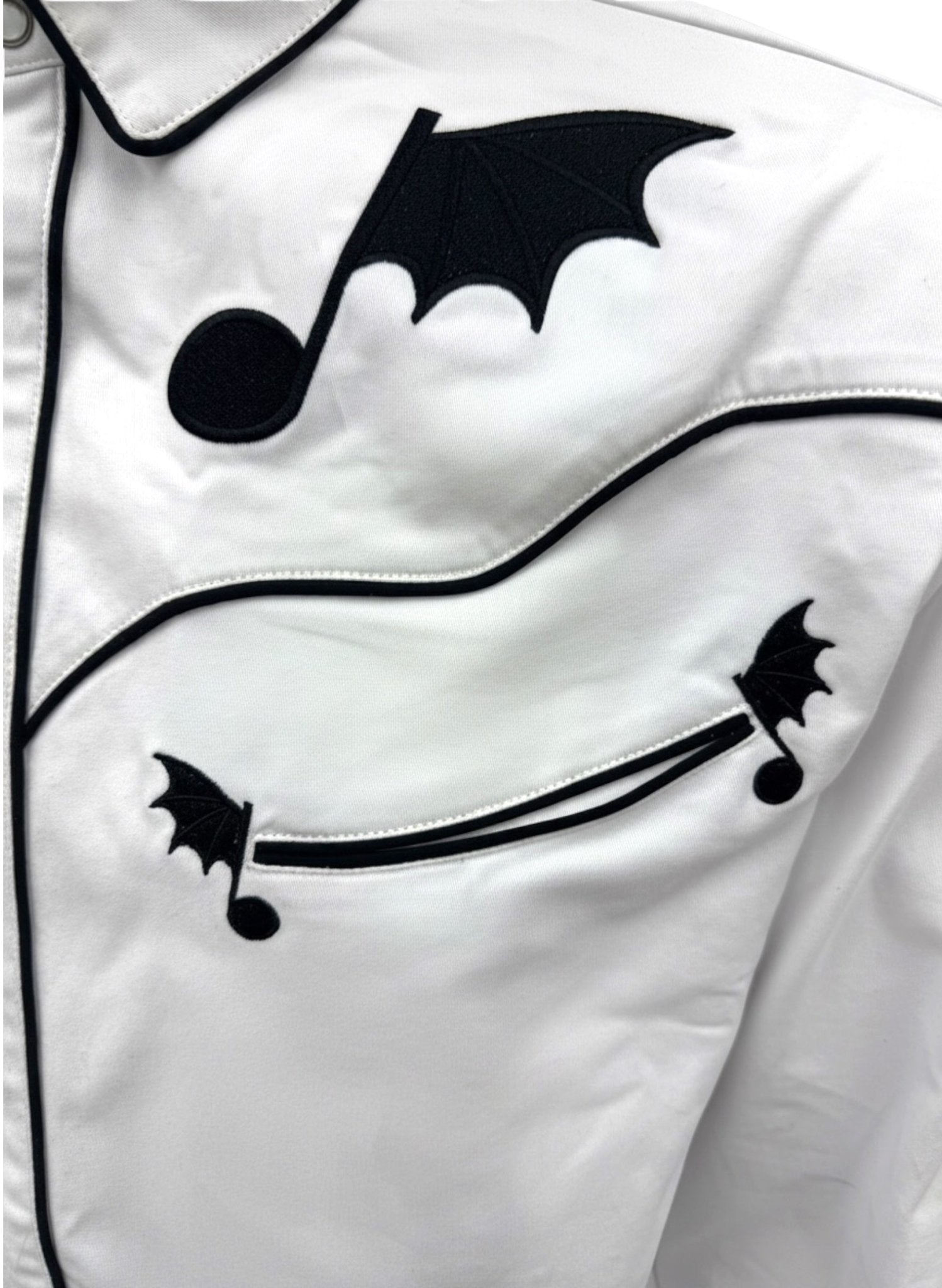 Hank Williams Tribute Music Notes Shirt | Western Evil Goth