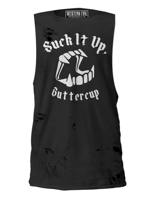 Suck It Up Distressed Unisex Shirt
