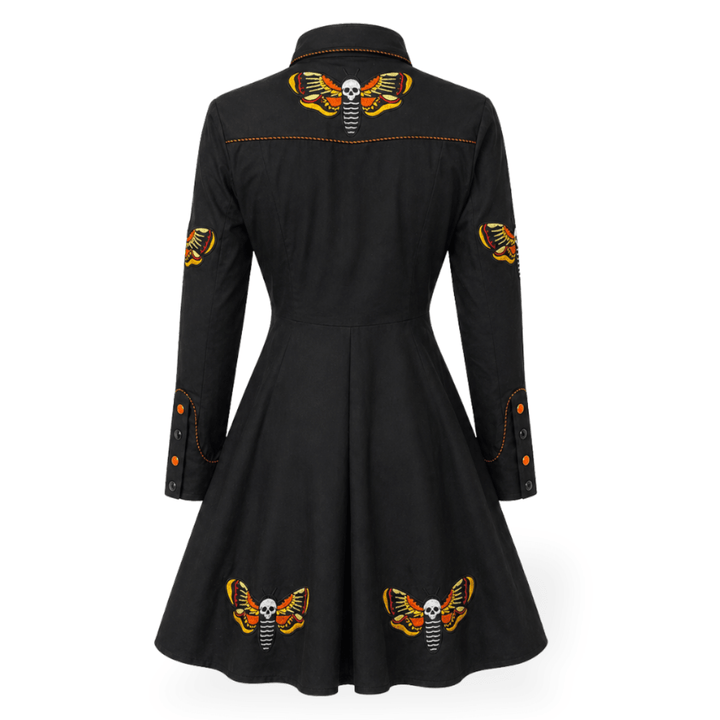moth dress Slip Machine wash cold 2 Callopistria Moth Print Mini Shirt
