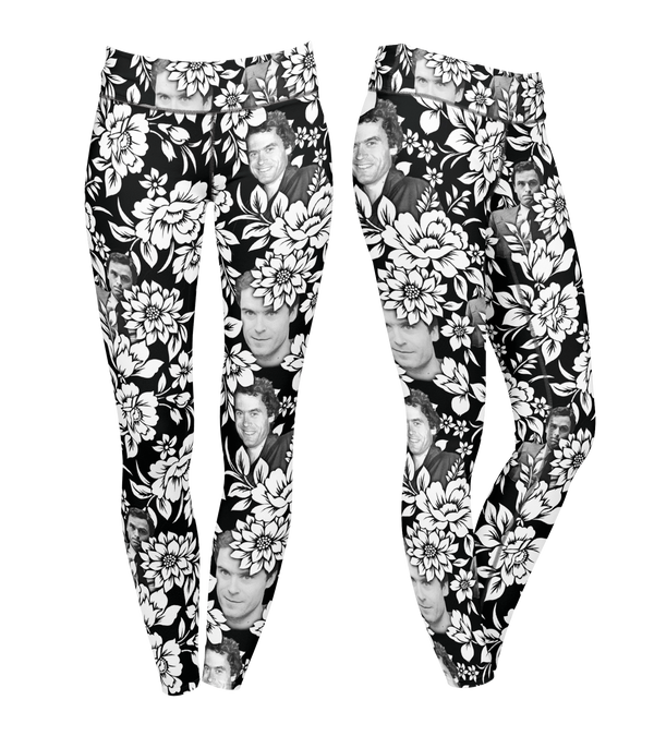 Ted Bundy Floral Leggings