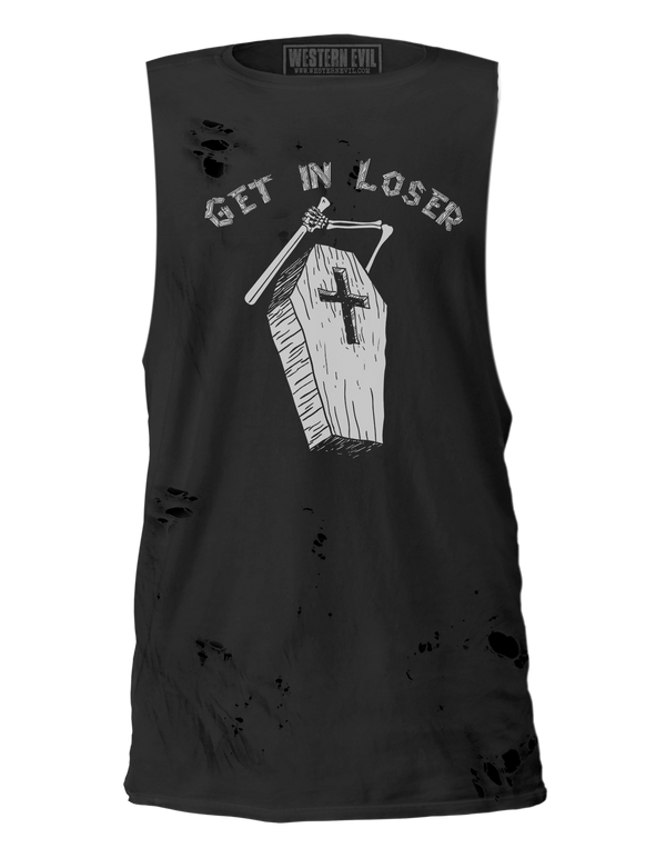 Get In Loser Distressed Unisex Shirt