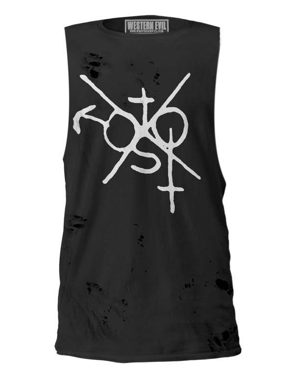 Son Of Sam Symbol Unisex Distressed Black Shirt