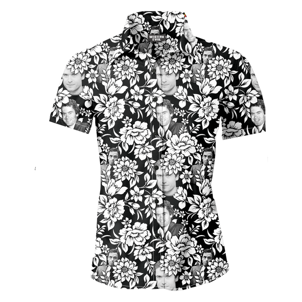 Ted Bundy Floral Button Up Shirt