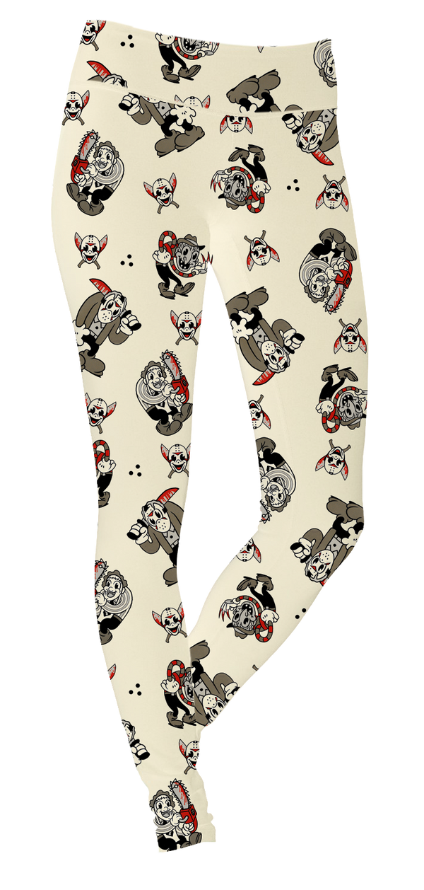 Horror Toon Town Leggings