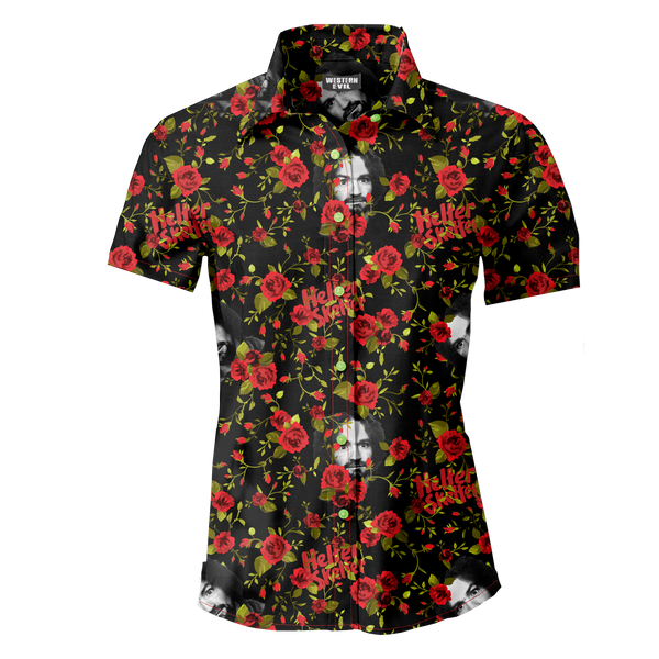 Charles Manson Helter Skelter Button Up Shirt