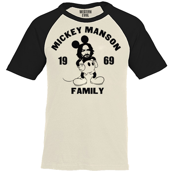 Mickey Manson Family Unisex Raglan T-Shirt