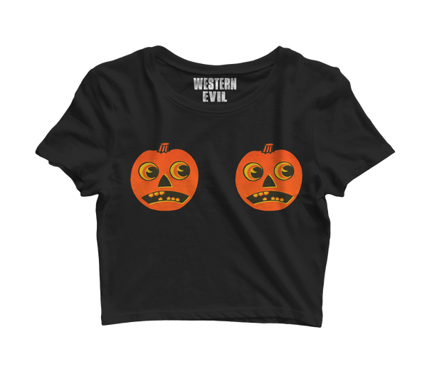 Pumpkins Crop Top T-Shirt