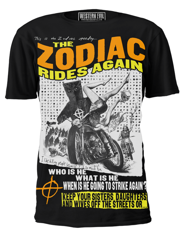 Zodiac Killer Rides Again T-Shirt